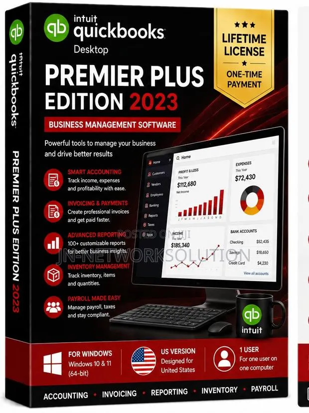 Intuit QuickBooks Desktop PremierPlus Edition2023 Lifetime(US Version) · Photo 1