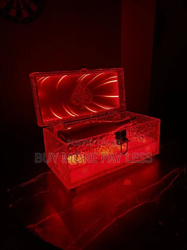 Ace of Spades Branded, LED-lighted Acrylic Bottle Display Case · Photo 1