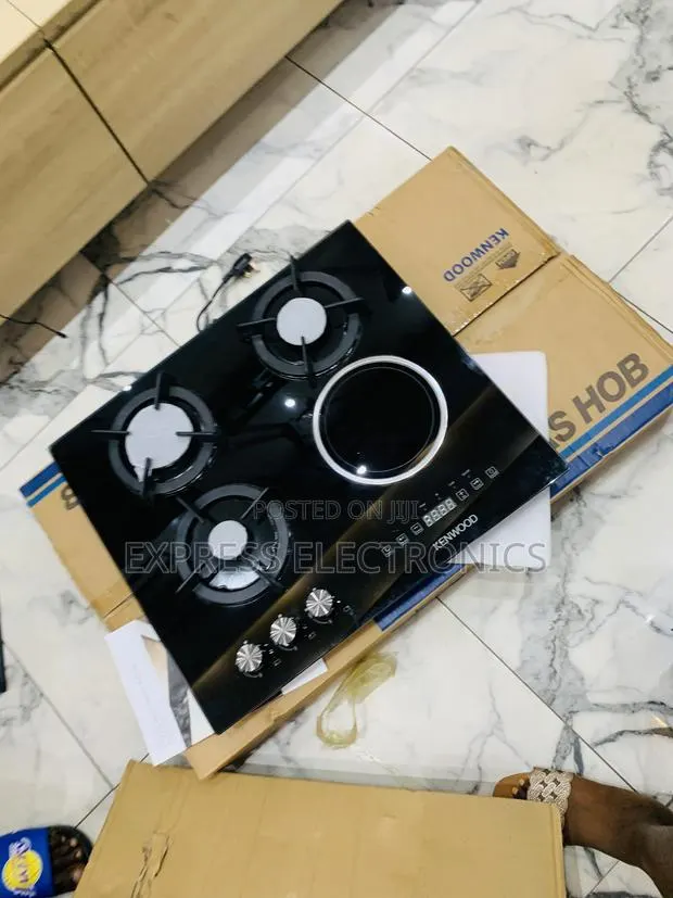 Stainless Sleek Black Gas Electric Cooker 3-1 Stove Kenwood · Photo 1