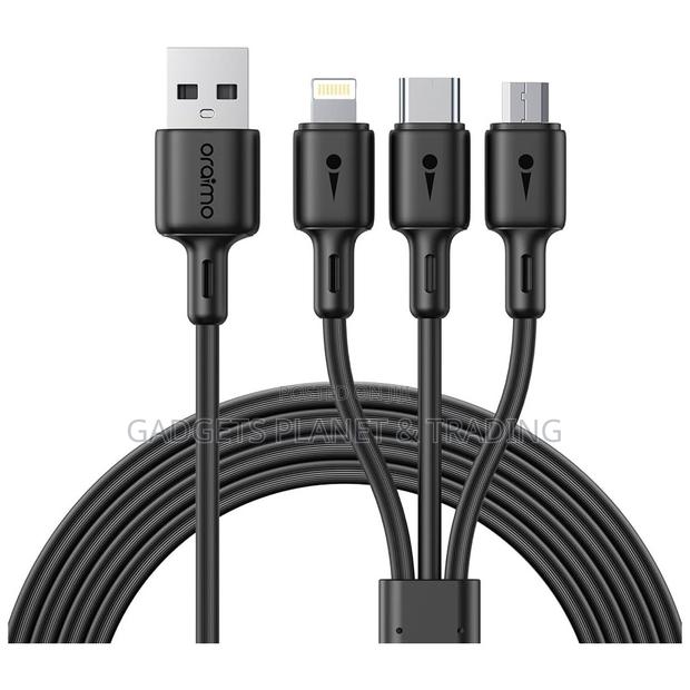 Oraimo 3in1 3a Quick Charge Data Cable Duraline 3/ Ocd-X93 · Photo 1