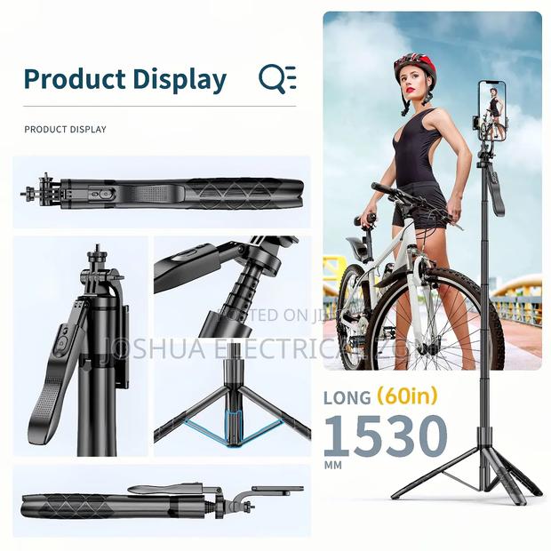 Selfie Stick Tripod 360° Balance Handle. 153cm Long. L16 · Photo 2