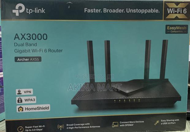 Archer Ax55 Gigabit Wi-Fi 6 Router · Photo 1