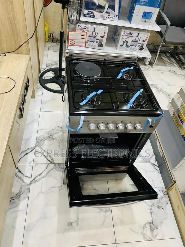 Available Now at Store Gas Electric Cooker 3-1 Oven · Photo 1
