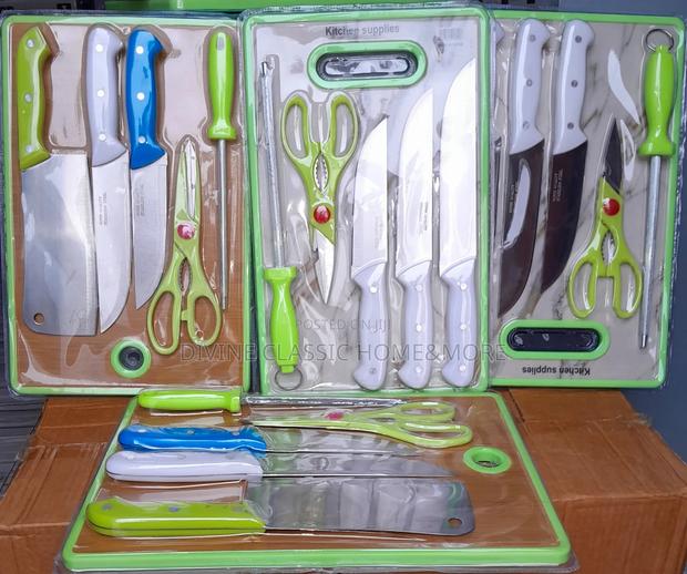 7pcs Knives, Scissors, Peeler and Chopping Board Set · Photo 5