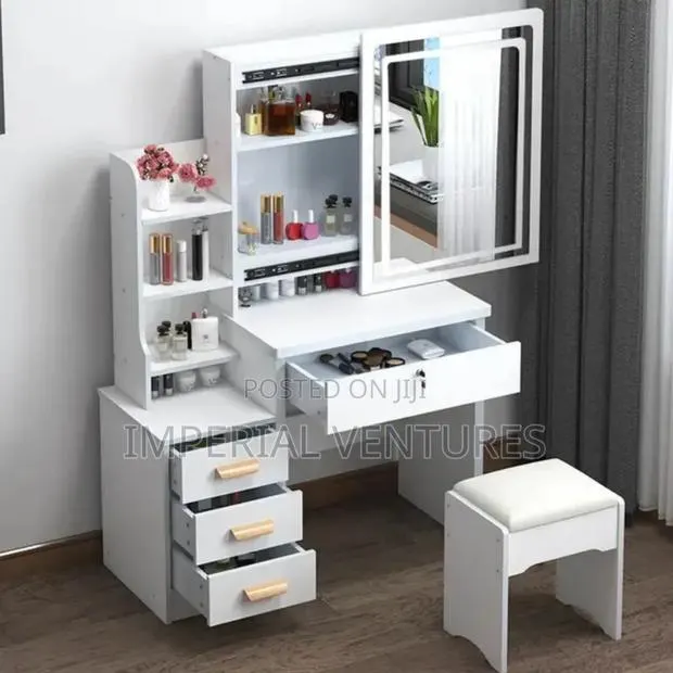 White Quality Dresser With Sections · Photo 1
