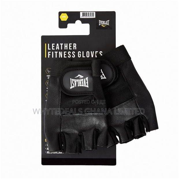 High-Quality Everlast Leather Gym Gloves-Comfort Durability