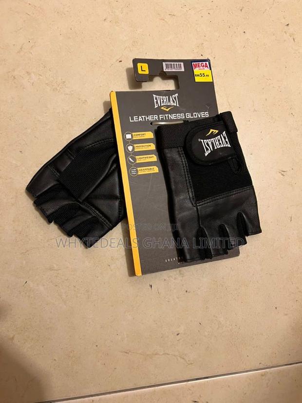 High-Quality Everlast Leather Gym Gloves-Comfort Durability · Photo 5