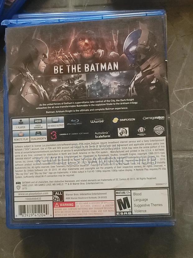 Batman Arkham Knights Ps4 Cd · Photo 2