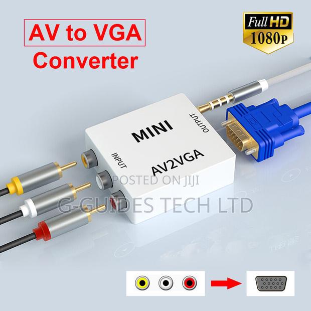 AV to VGA Converter, AV to VGA Adapter, Rca to VGA Converter · Photo 1