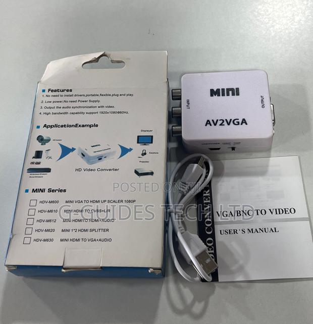 AV to VGA Converter, AV to VGA Adapter, Rca to VGA Converter · Photo 2