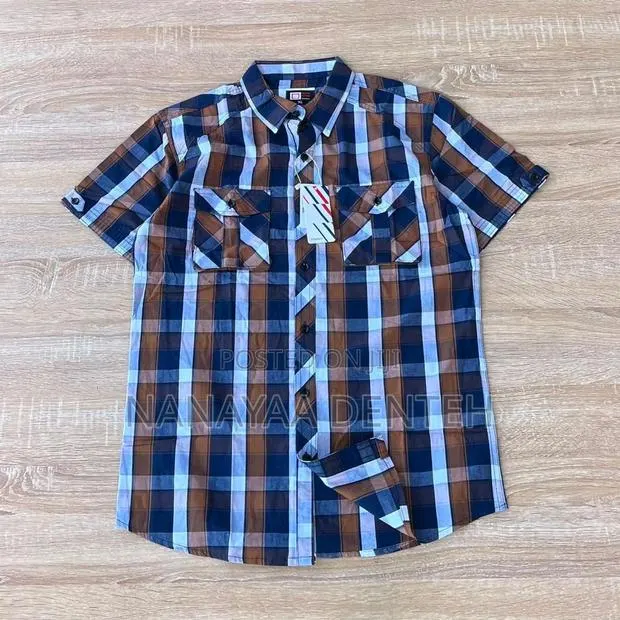 Checked Short Sleeve Shirt · Photo 1