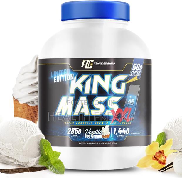 King Mass Gainer Protein Muscle Builder Weight Gainer · Photo 1