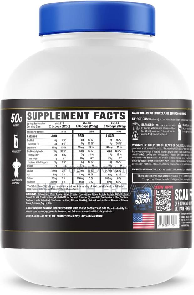 King Mass Gainer Protein Muscle Builder Weight Gainer · Photo 6