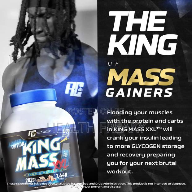King Mass Gainer Protein Muscle Builder Weight Gainer · Photo 5