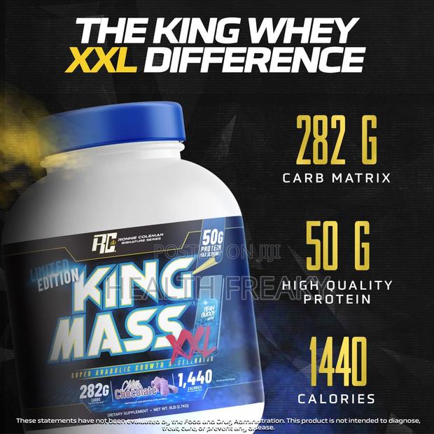 King Mass Gainer Protein Muscle Builder Weight Gainer · Photo 2