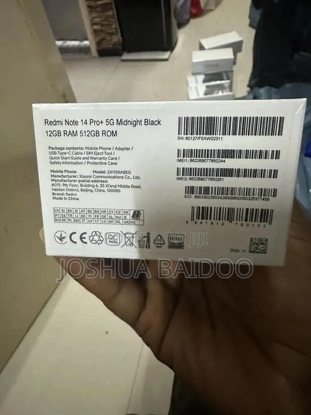 New Xiaomi Redmi Note 14 Pro+ 5G 512 GB Red · Photo 1