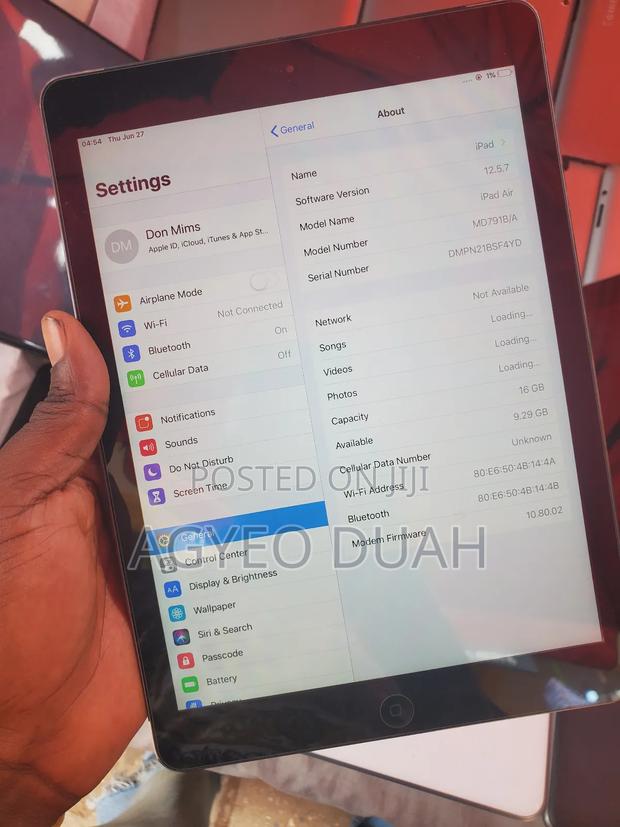 Apple iPad Air 16 GB Silver · Photo 1