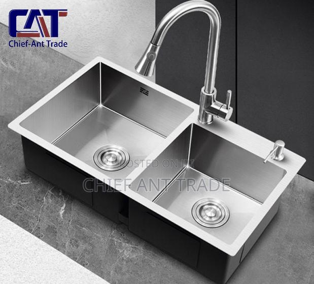 Double Silver Sink + Accessories. 7843 · Photo 7