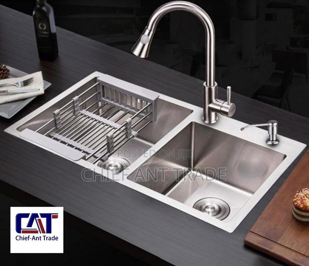 Double Silver Sink + Accessories. 7843 · Photo 8