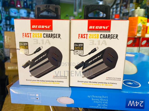 Recrsi Fast 2 USB Port Charger(Ch-307f) · Photo 3