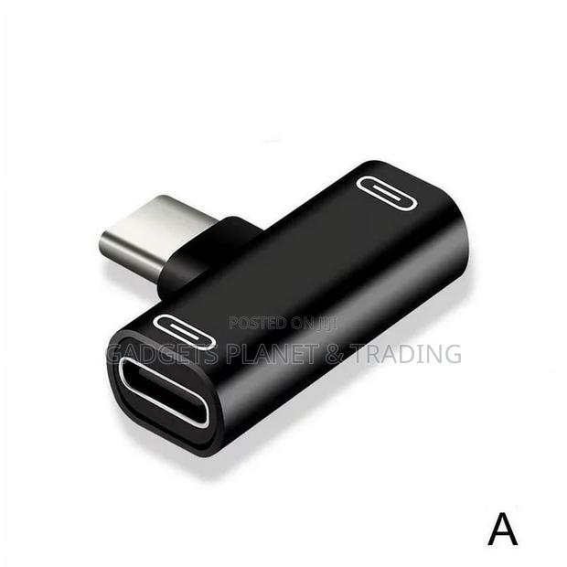 USB C Splitter Type C Male to Dual Type C Splitter Adapter · Photo 1