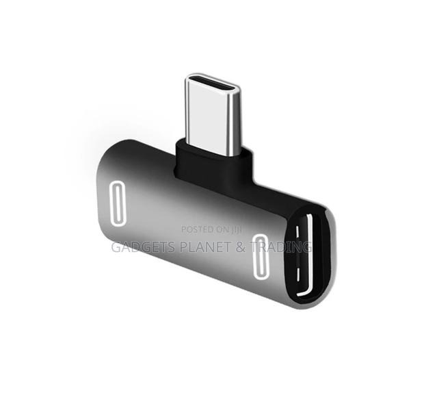 USB C Splitter Type C Male to Dual Type C Splitter Adapter · Photo 2