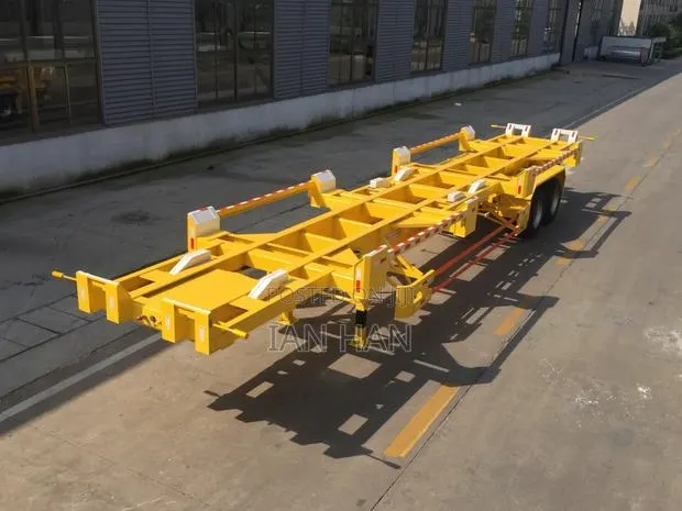 20/40feet 3 Axles Skeleton Container Transport Chassis/Frame Trailer · Photo 1