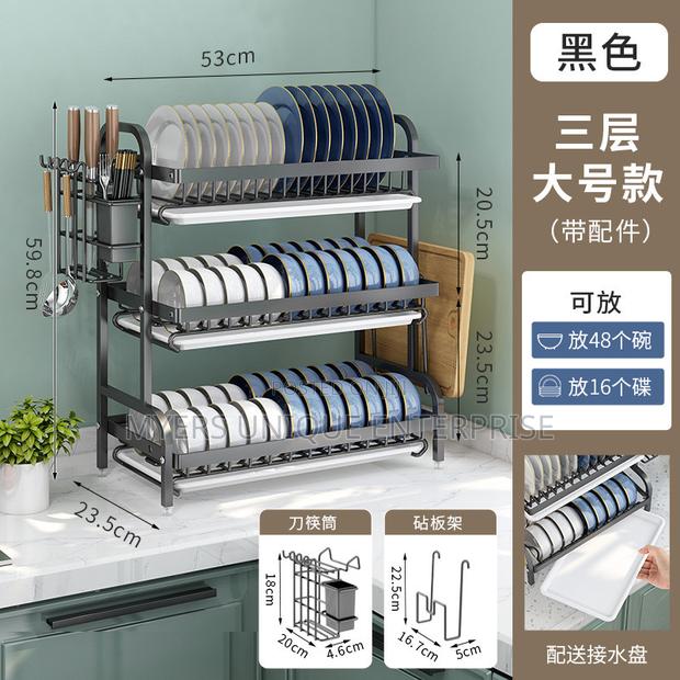Non Rusty 3tier Dish Rack · Photo 1