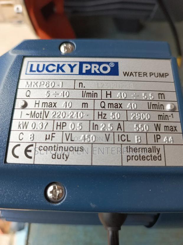 Lucky Pro 0.5hp Automatic Water Pump Set · Photo 3