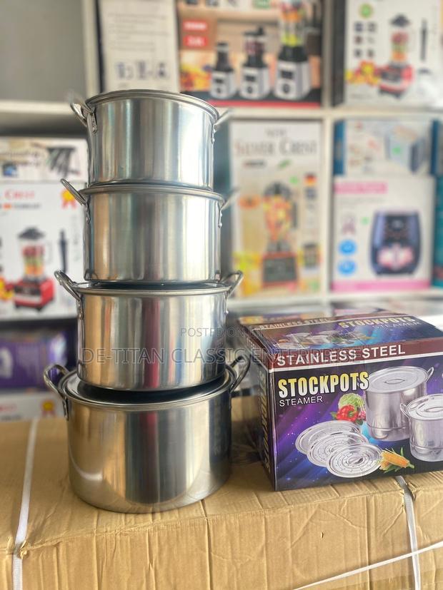 Stainless Steel 4 Set Cooking Pot · Photo 2