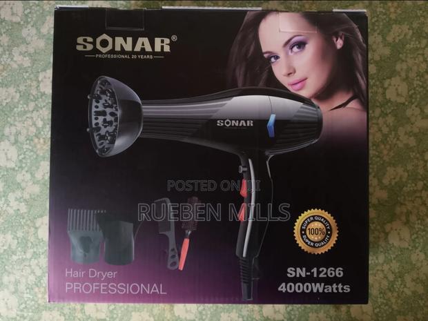 Handheld Sonar Sn-1266 Five in One Hair Dryer With Comb · Photo 1