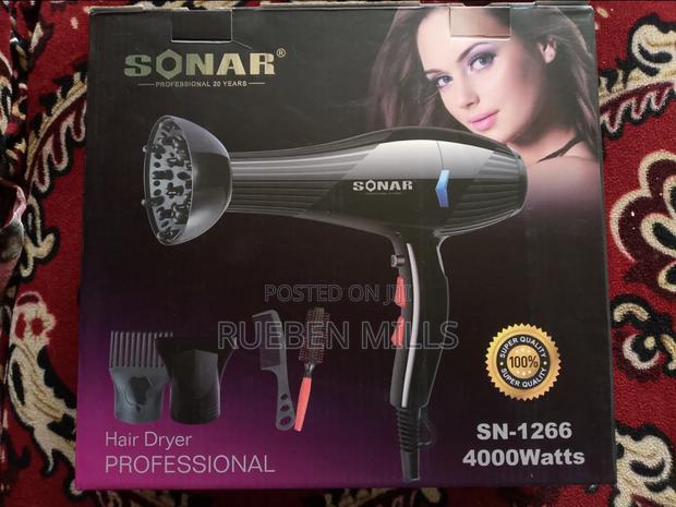 Salon Blow Dryer 5 in One High Heat 4000watts Sonar Sn 1266 · Photo 1