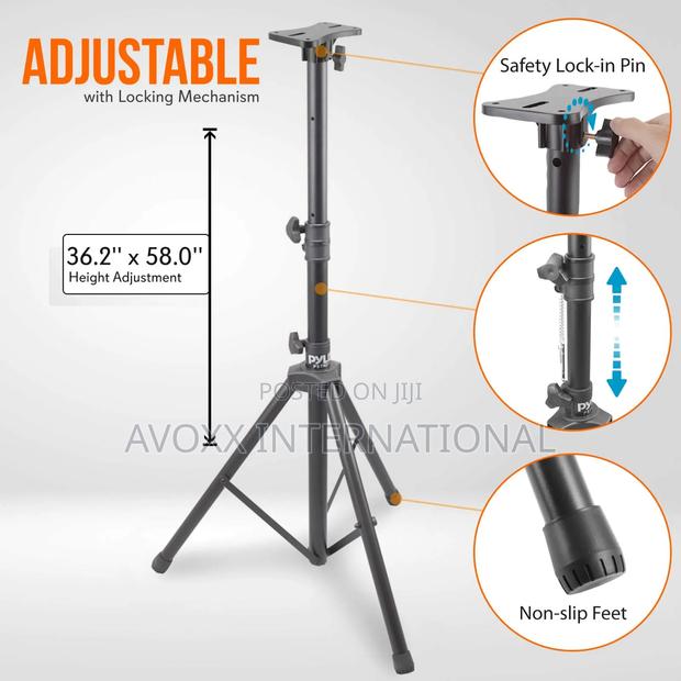 Pyle Universal Speaker Stand -Mount Holder Heavy Duty PSTND1 · Photo 2