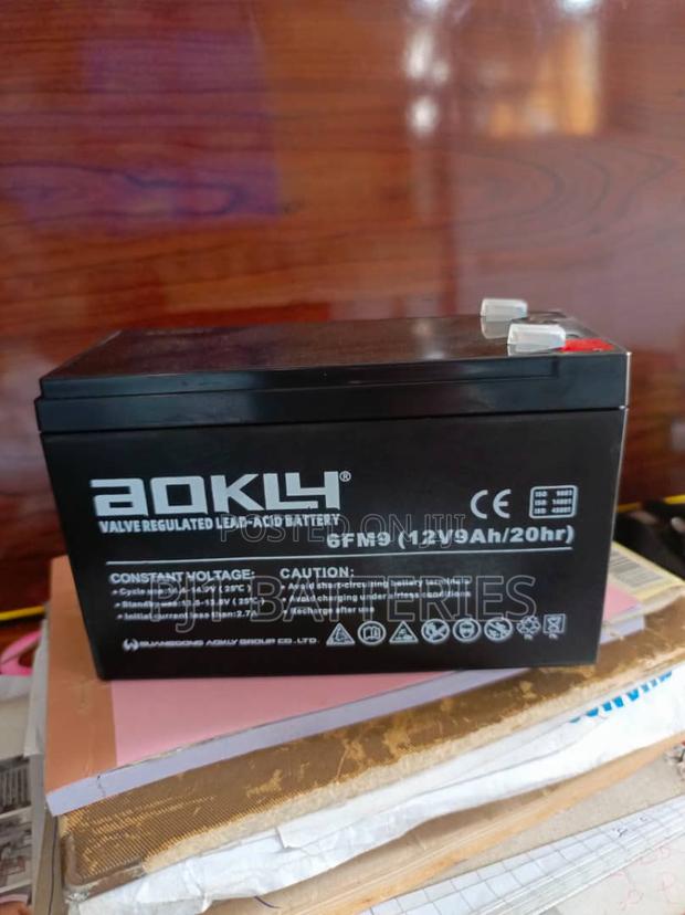 Original 12v 9AH Aokly Battery · Photo 2