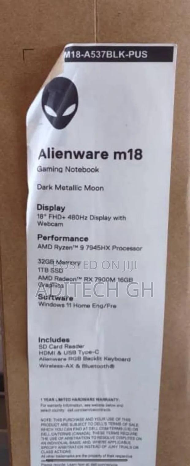 New Laptop Alienware M17x R2 32GB Intel Core i9 SSD 1T · Photo 2