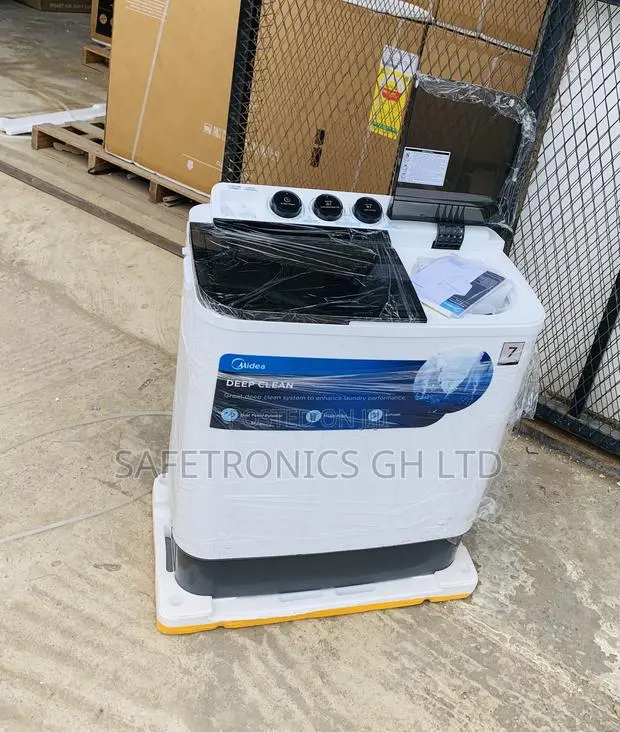 Top Class Midea 7kg-Twintop Washing Machine Mt100w70/Wg · Photo 1