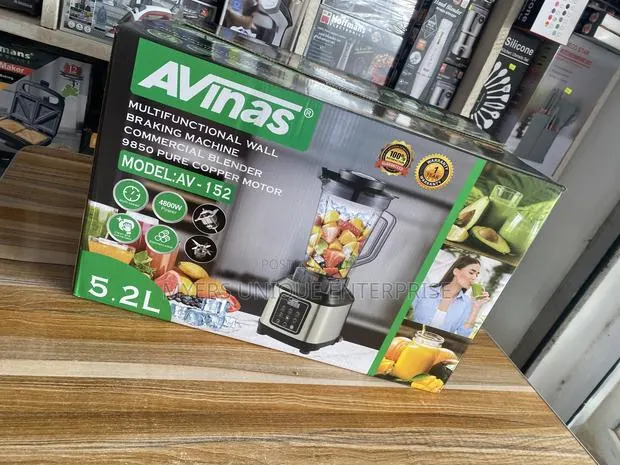 AVINAS 5.2L Blender With Stainless Steel Blade · Photo 1