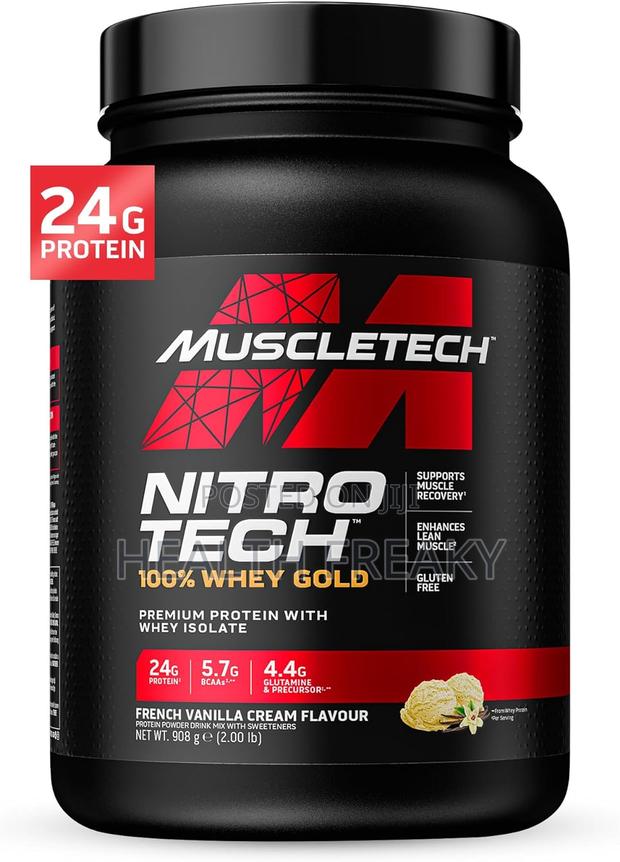 Whey Protein Isolate Nitrotech Whey Gold Lean Muscle Builder · Photo 1