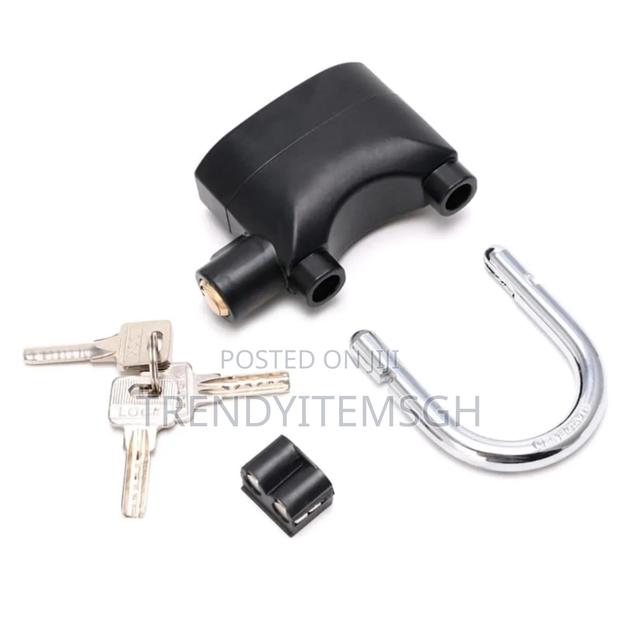 Black Waterproof Security Siren Alarm Padlock · Photo 3