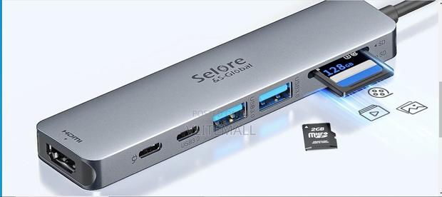 For Macbook Pro USB-C Hub Adapter Dual Type-C · Photo 1