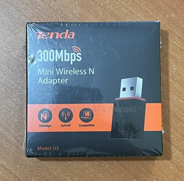 Tenda U3 Wireless USB Network Nano Wi-Fi Adapter - 300mbps · Photo 1