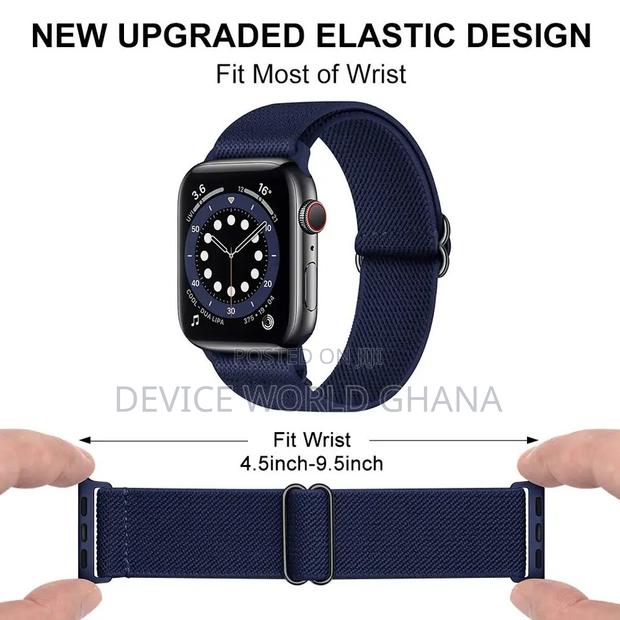 Los Nylon Adjustable Elasti Band 4 Apple Watch Series 1-11(Not A Watch · Photo 3