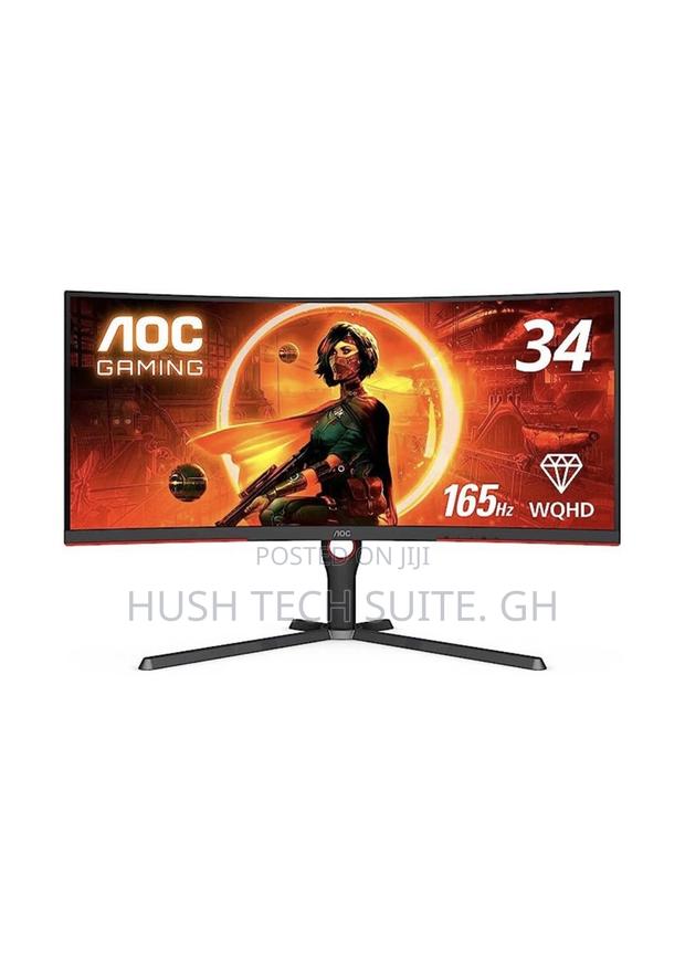 New AOC 34” Curved Gaming Monitor With 165hz · Photo 1
