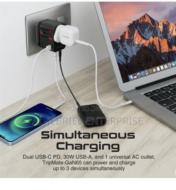 Promate Tripmate-Gan65 Travel Adapter · Photo 2