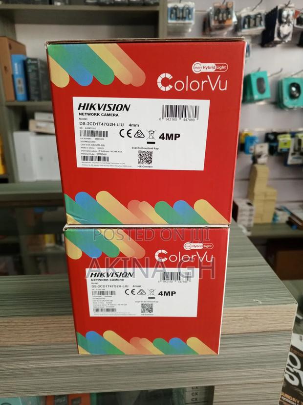 Hikvision 4mp IP Colorvu Big Bullet 4mm Camera DS-2CD1T4G2H · Photo 2