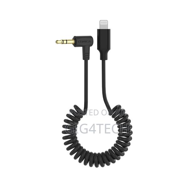 Comica CVM-D-MI 3.5mm TRS to Lightning Audio Adapter Cable · Photo 1