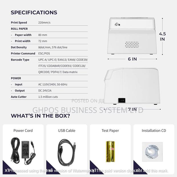 Cloud8pos C8 Receipt Printer Usb Bluetooth · Photo 6
