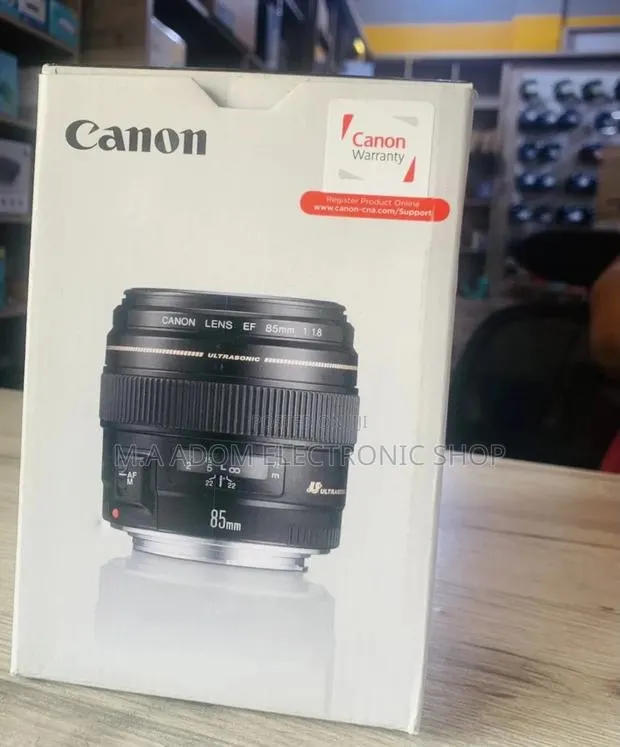 Fresh in Box Canon EF 85mm F/1.8 USM Medium Telephoto Lens. · Photo 1