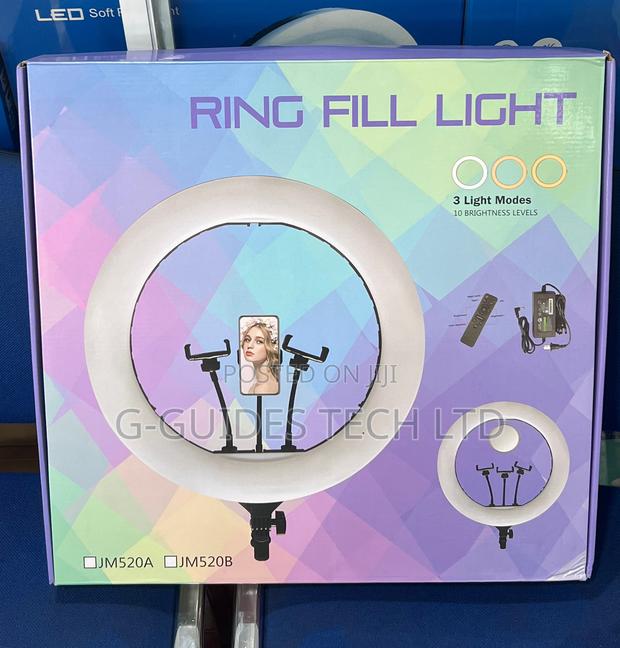 20-Inch Ring Light With Mirror Stand, 20” Ring Fill Light · Photo 4