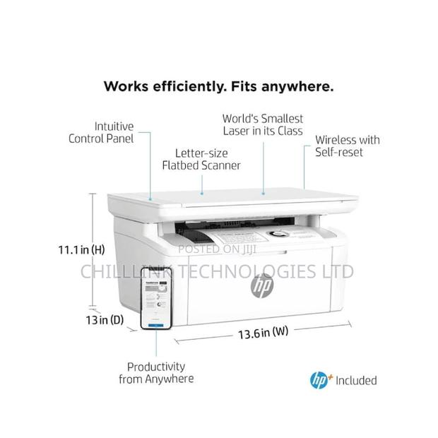 Hp Laserjet MFP 141w Print,Scan,Copy, Wi-Fi Printer · Photo 1